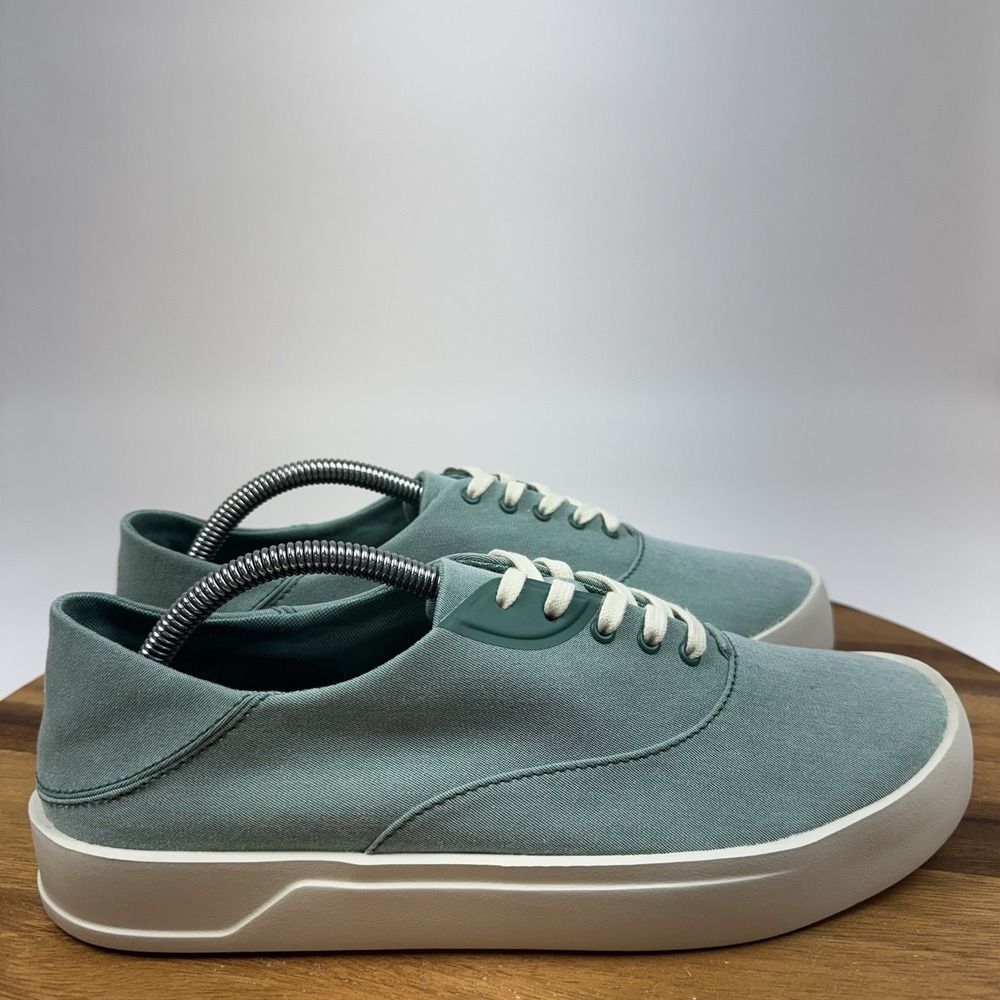 New Mens Olukai Tradewind Bamboo Green Canvas Casual Sneakers Shoes Size 9 D